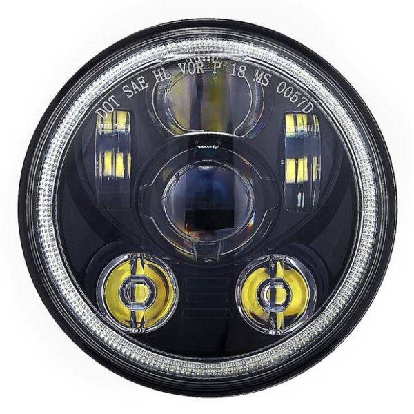 75 Led Halo Svetlomety pre motocykel Harley Davidson VRSCDX Dyna FLSTSC