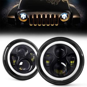 7-palcové LED žiarovky pre Jeep Wrangler JK CJ TJ Harley Davidson Hummer H2 Royal Enfield Autopríslušenstvo