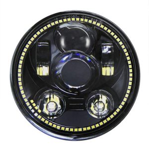 DOT E-Mark Schválené 5.75 palce LED svetlomet projektor Jasný objektív čip Chip Super Bright vodotesný pre motocykel Harley