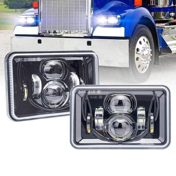 DOT SAE LED reflektory Kenworth LED 4x4 palcové LED svetlomety pre Kenworth T400 T600 T800 T800 W900B W900L