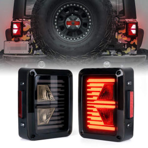 Led zadné svetlo Dymová brzda spätného chodu pre Jeep Wrangler JK Tvar svetelnej šípky zadného svetla