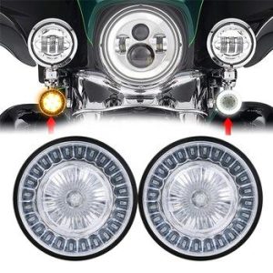 Svieti smerové svetlo pre motocykel Harleys-Davidsons