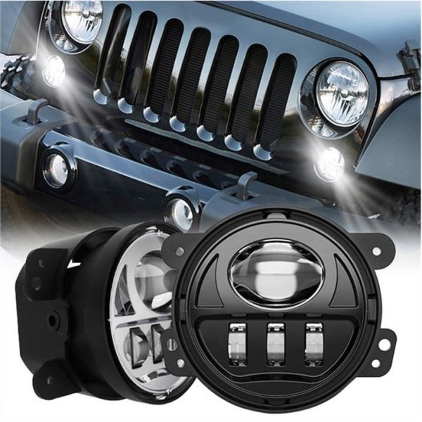 MORSUN Auto príslušenstvo 4 palcové hmlové svetlo pre Jeep Wrangler JK LED hmlové svetlo