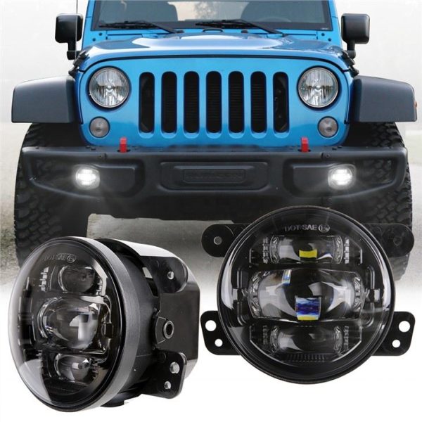 Nájazdové svetlá Morsun Predný nárazník Projektor LED hmlové svetlo pre Jeep Wrangler JK 2007-2017