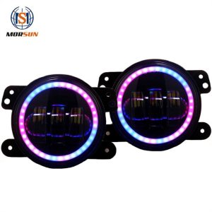 Morsun Telefón APP Riadené LED hmlové svetlo pre Jeep Wrangler JK LJ TJ RGB Multi Function