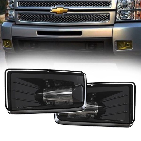 Morsun štvorcový LED hmlový svetlomet pre Chevy GMC SILVERADO 07-16 Silverado