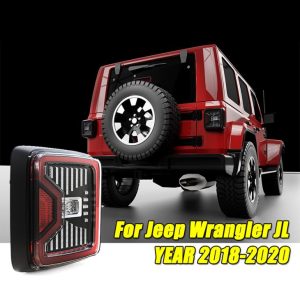 US verzia 2018 Jeep Wrangler JL Zadné svetlá zadných brzdových svetiel